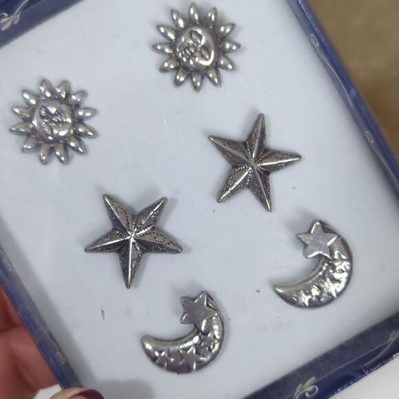 Vintage candle jewelry. 90s moon and stars decor - Picture 2 of 4